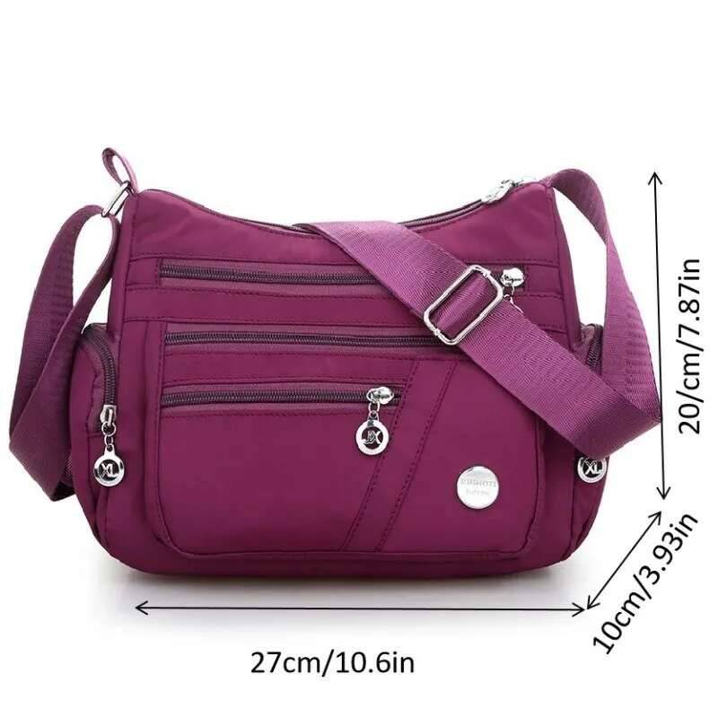 Fashion Women Single Shoulder hand Bag Crossbody Bag ( purple color)
